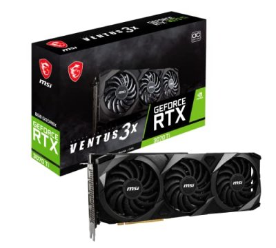 MSI  Ventus 3X - Carte Graphique RTX 3070 Ti - 8Go OC LHR 