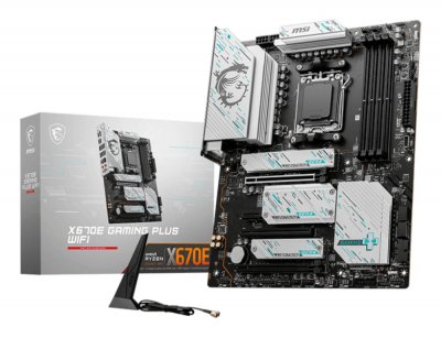 MSI  X670E GAMING PLUS WIFI carte m&egrave;re AMD X670 Emplacement AM5 ATX