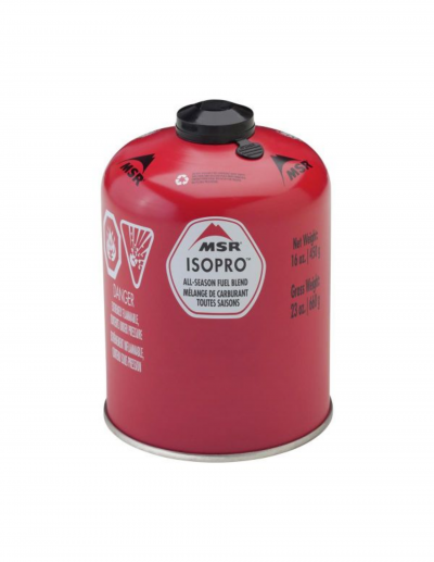 MSR  Cartouche r&eacute;chaud 450g Isopro Canister Europe Rouge Unique