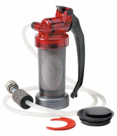 MSR  Gourde filtrante Miniworks Ex Gris/Rouge Unique