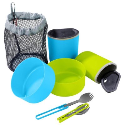 MSR  MessKit vaisselle de camping pour 2 personnes 6 pi&egrave;ces