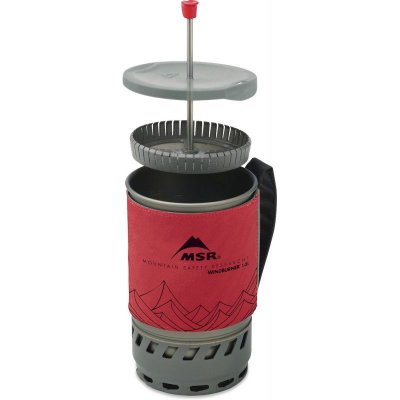 MSR  - WindBurner Coffee Press Kit 1.0 L taille 1 l, rouge