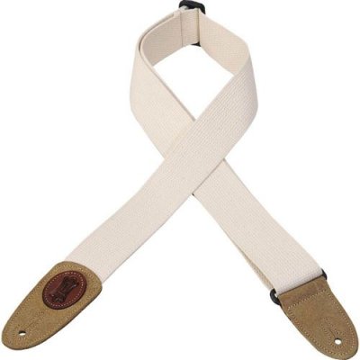 LEVY S MSSC8-NAT - Sangle Guitare Coton Natural/Naturel