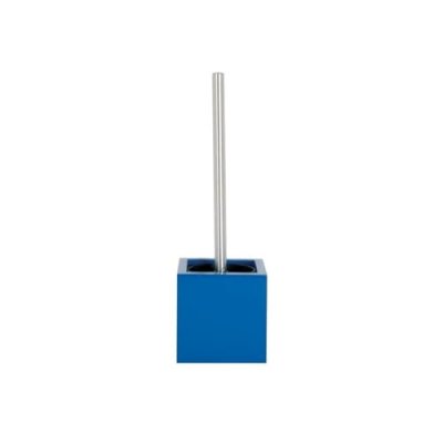 MSV  - Brosse Wc avec support mdf & Inox Bleu Marine - Bleu