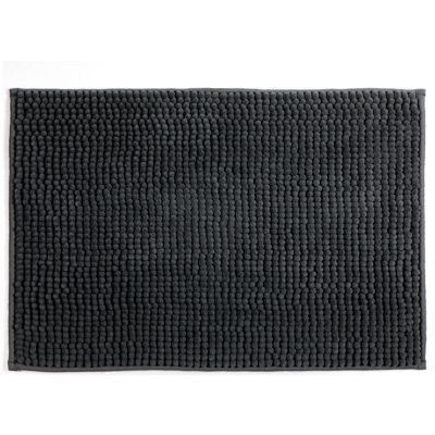 MSV  Tapis de bain Microfibre CHENILLE 40x60cm Gris
