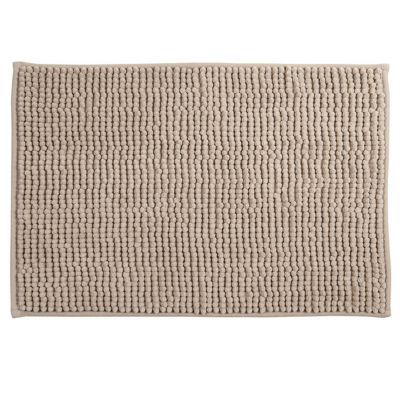 MSV  Tapis de bain Microfibre CHENILLE 40x60cm Taupe