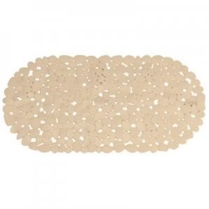 MSV  Tapis Fond de Baignoire PVC Galets 35x68cm Blanc