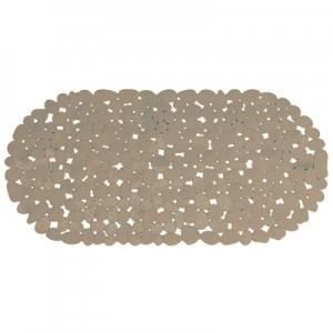 MSV  - Tapis Fond de baignoire Pvc galets 35x68cm Gris - Gris