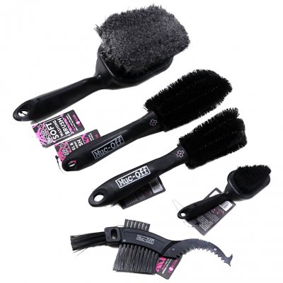 MUC OFF Muc-Off 5x Premium Brush Kit Kit, Brosse de nettoyage