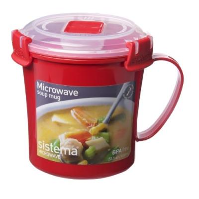 GENERIQUE Mug &Agrave; Soupe Micro-ondes 656 Ml Sistema - Le Mug &Agrave; Soupe