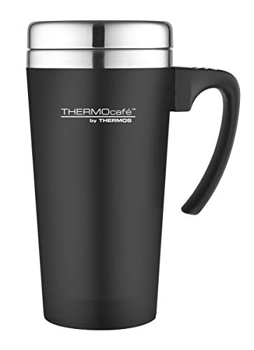 THERMOS Mug isotherme ThermoCaf&eacute; by  soft touch noir - 42cl - 42.0000