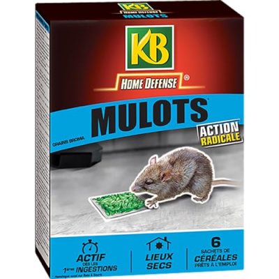 KB HOME DEFENSE Mulot c&eacute;r&eacute;ales KB Home d&eacute;fense - Sachet 6 x 25 g