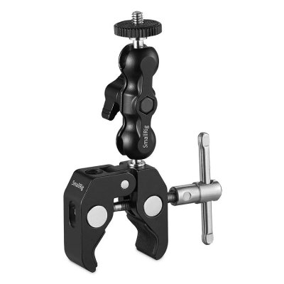 SMALLRIG Multi-Functional Crab-Shaped Clamp with Ballhead Magic Arm - 2164