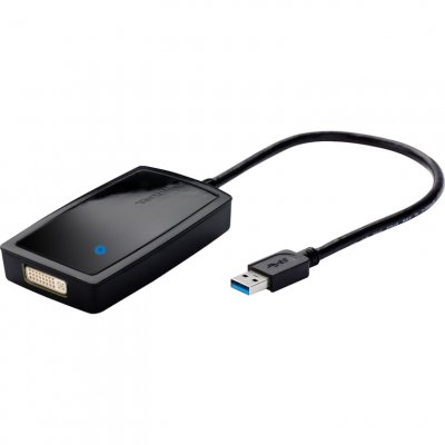 TARGUS Multi Monitor Adapter - Adaptateur vid&eacute;o - USB type A m&acirc;le pour DVI-I femelle - noir