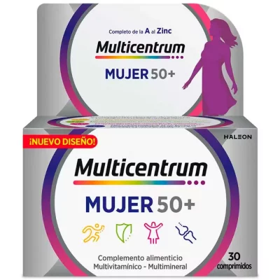 MULTICENTRUM  Women 50+ , 30 comprim&eacute;s