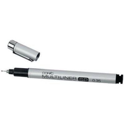 COPIC MULTILINER SP 0,5 mm, noir - Lot de 2