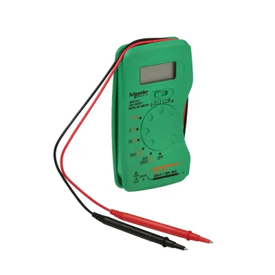 SCHNEIDER ELECTRIC Multim&egrave;tre num&eacute;rique de poche, 12/60/300 V 