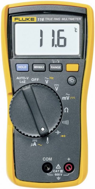 FLUKE Multim&egrave;tre Num&eacute;rique Portable Trms Ac