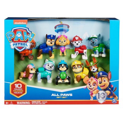 SPIN MASTER Multipack 10 Figurines Paw Patrol 10&egrave;me Anniversaire Pat&rsquo;Patrouille