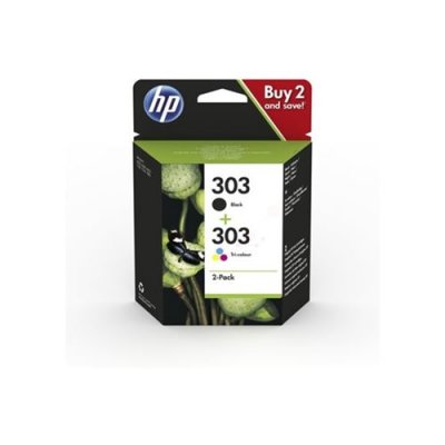  Multipack hp 303 (3YM92AE) pour hp, noir / color&eacute;