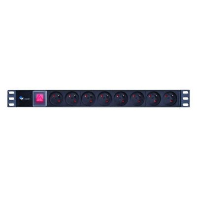 CUC Multiprise 19'' 8 Prises Avec Interrupteur Et Voyant