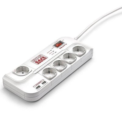 UNISEX Multiprise 5 Prises avec Interrupteur Salicru SPS USB (1,8 m)