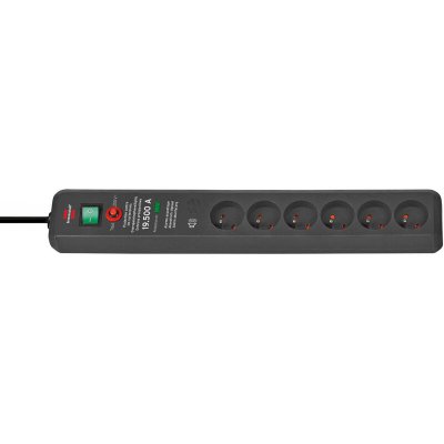 BRENNENSTUHL Multiprise avec parafoudre 1159541376 x6 anthracite fiche FR