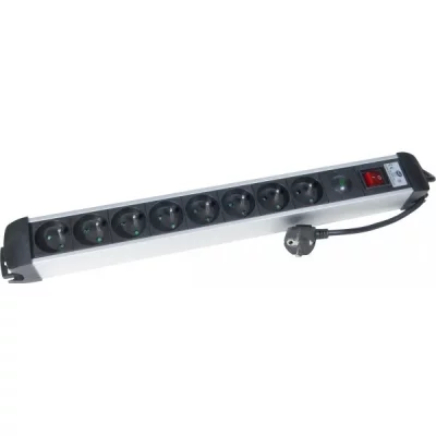 FROHLICH + WALTER Multiprise parafoudre 8 prises avec interrupteur