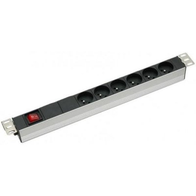 GENERIQUE Multiprise rackable 19'' 6 prises avec interrupteur et voyant