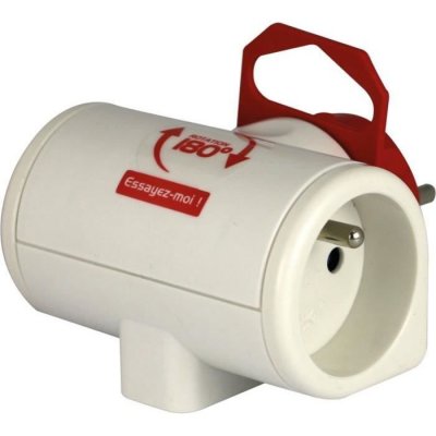 ZENITECH Multiprise sans c&acirc;ble avec prise rotative, 3 prises blanc 