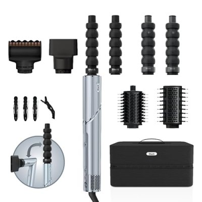SHARK Multistyler & S&eacute;che-cheveux  Flexstyle HD476WHEU Bleu