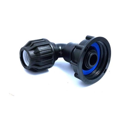MULTITANKS  - Raccord S60x6 avec sortie pression coud&eacute;e 32mm - 32mm