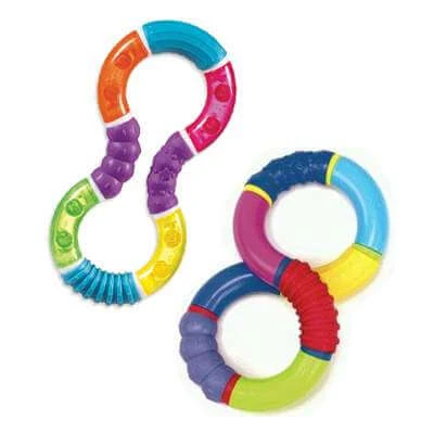 MUNCHKIN  Anneau de Dentition - Twisty Figure 8 - Mod&egrave;le Al&eacute;atoire