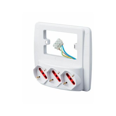IDROWEB Mur multiple 3 prises 10/16 + sk bca smart Rosi