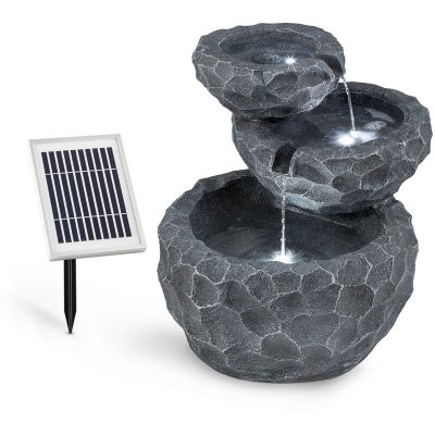 BLUMFELDT Murach Fontaine de jardin en cascade - Panneau d'&eacute;nergie solaire 2 kw