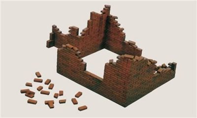 ITALERI Murs en briques -  Accessoires de diorama - IT0405