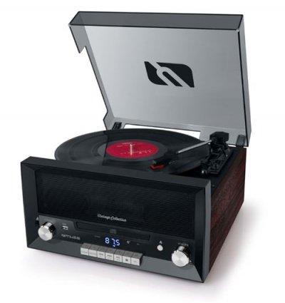 MUSE  Chaine micro syst&egrave;me CD avec platine vanille  MT 116 WS Noir
