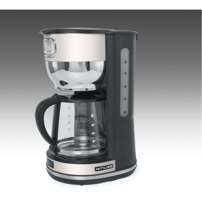 MUSE  Ms-220 Sc Drip Coffee Maker 10 Cups Argent&eacute;