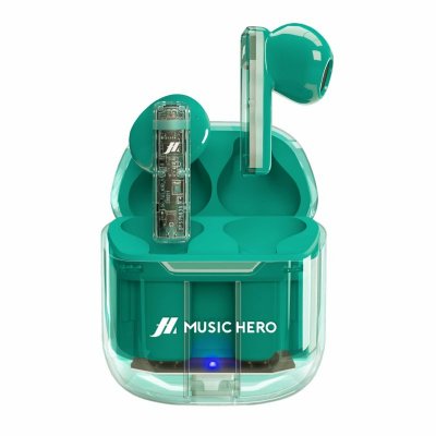 SBS Music Hero Casque True Wireless Stereo (TWS) Ecouteurs Appels/Musique Bluetooth Cyan