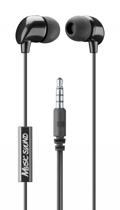 AUCUNE MARQUE MUSIC SOUND - &Eacute;couteurs filaires intra-auriculaires avec micro Jack 35 mm (6 couleurs)