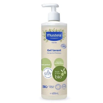 MUSTELA  B&Eacute;B&Eacute; - Gel Lavant Bio Corps et Cheveux, 400ml