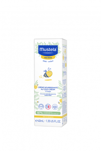 MUSTELA  Soin Hydratant Cr&egrave;me Nourrissante au Cold Cream Visage 40ml