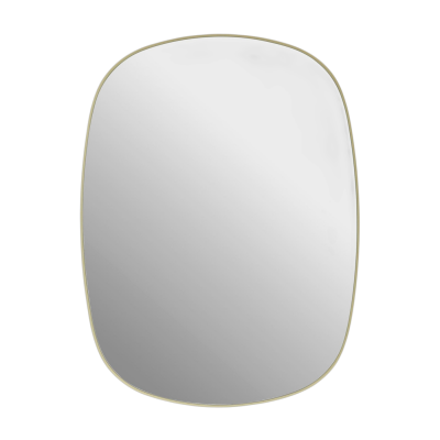 MUUTO  - Framed Mirror , petit, jaune clair / verre clair