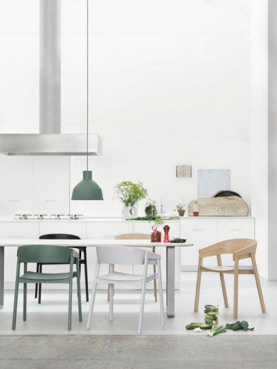 MUUTO  - Lampe &agrave; Unfold suspension, verte