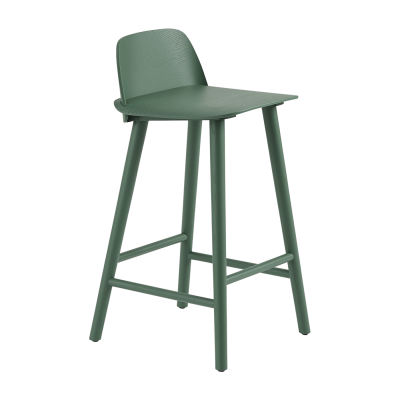 Muuto - Nerd tabouret de bar h 65 cm, vert