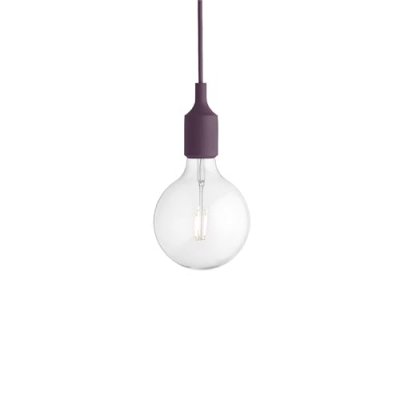 MUUTO  - Socket E27 Lampe LED suspendue bourgogne