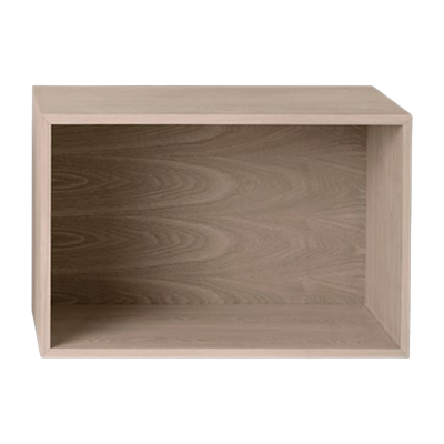 Muuto Stacked 2.0 avec paroi arri&egrave;re - grand - Ch&ecirc;ne