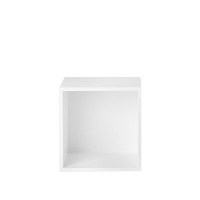 Muuto Stacked 2.0 avec paroi arri&egrave;re - medium - blanc