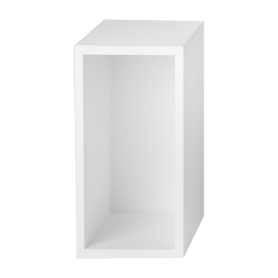Muuto Stacked 2.0 avec paroi arri&egrave;re - petit - blanc