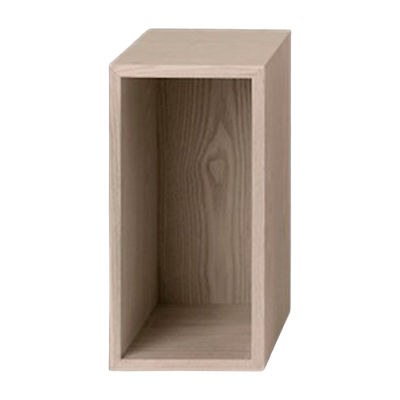 Muuto Stacked 2.0 avec paroi arri&egrave;re - petit - Ch&ecirc;ne